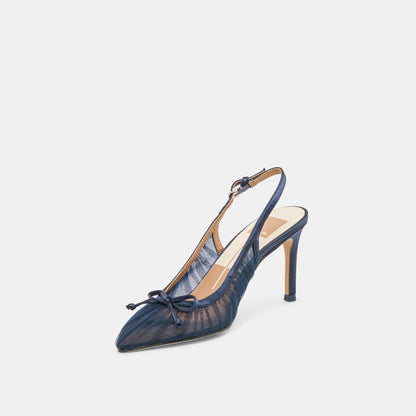 Dolce Vita Yela Navy Tulle Heels