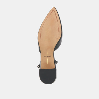 Dolce Vita Carel Midnight Crinkle Patent Leather Heels