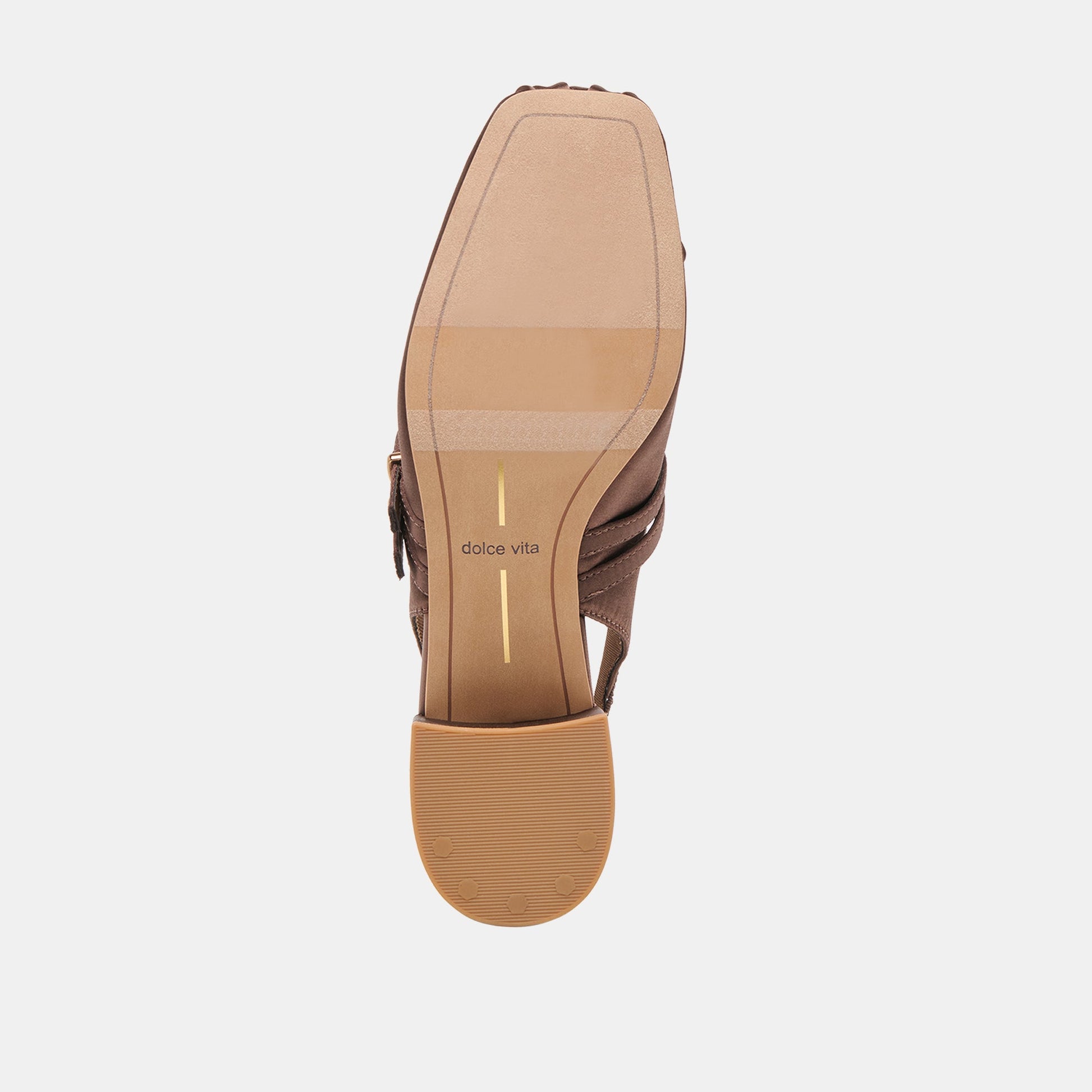 Dolce Vita Loris Mahogany Satin Heels