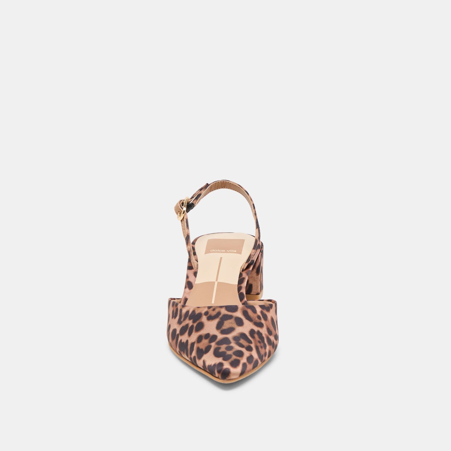 Dolce Vita Carel Dk Leopard Satin Heels