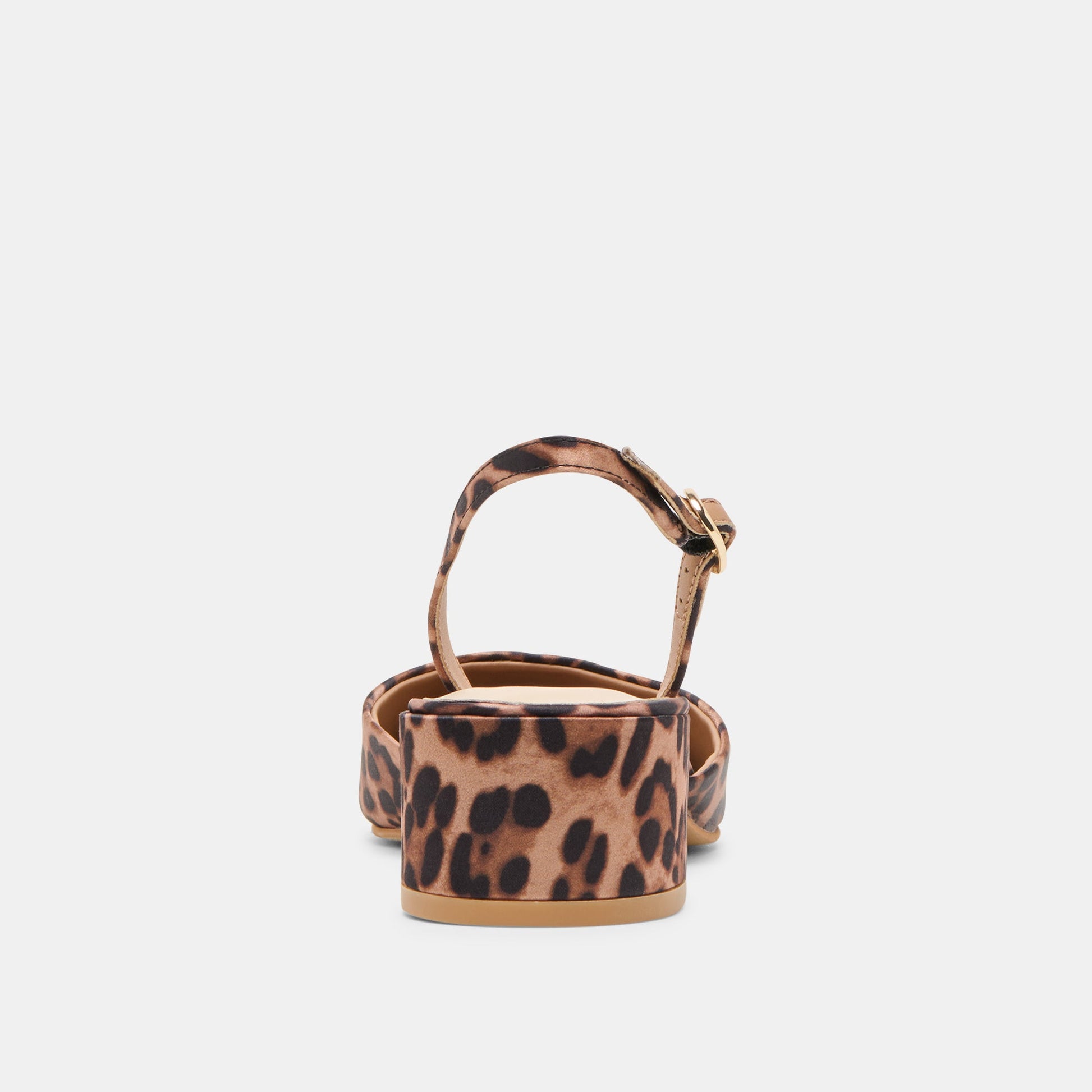 Dolce Vita Carel Dk Leopard Satin Heels