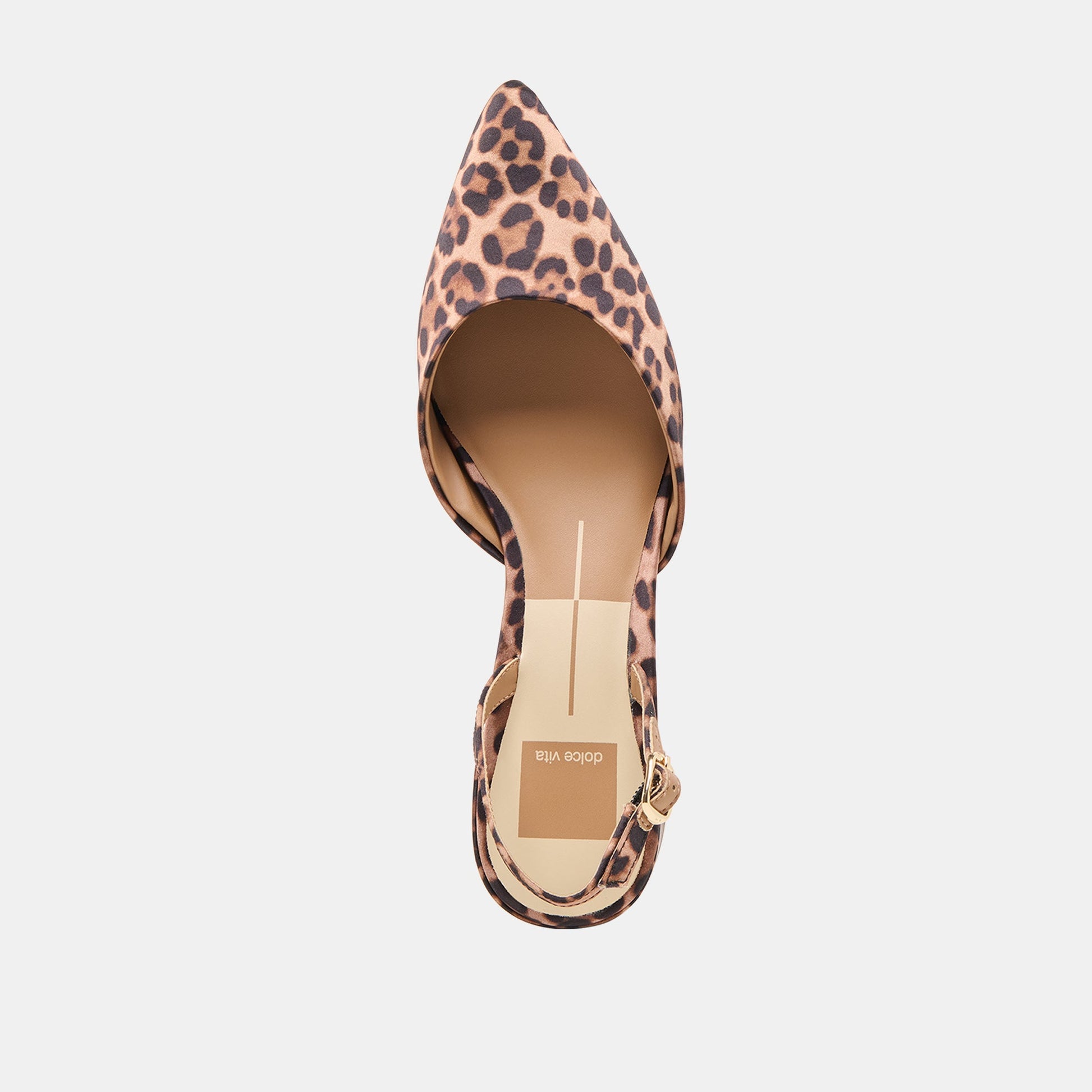 Dolce Vita Carel Dk Leopard Satin Heels