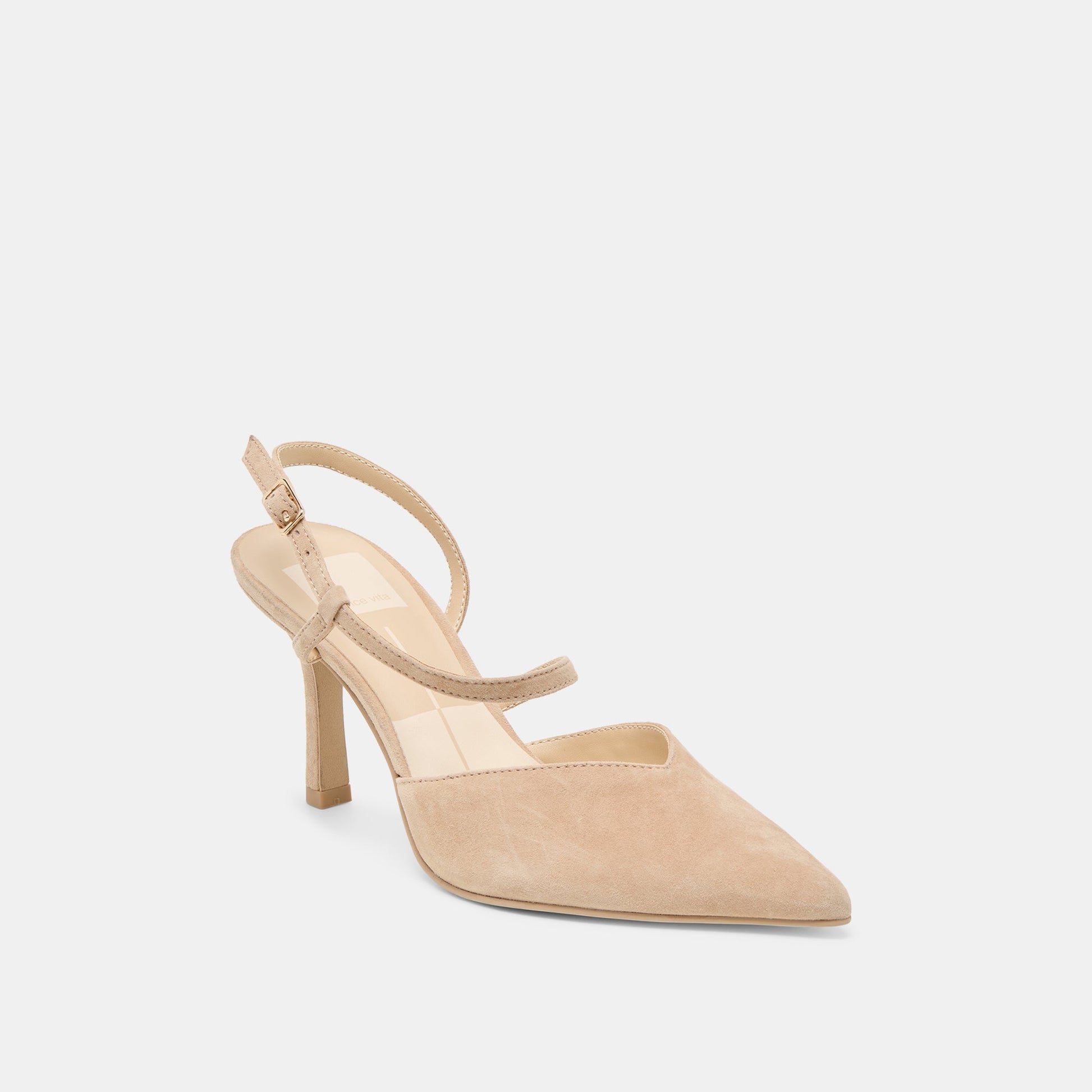 Dolce Vita Kamra Camel Suede Heels