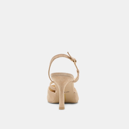 Dolce Vita Kamra Camel Suede Heels
