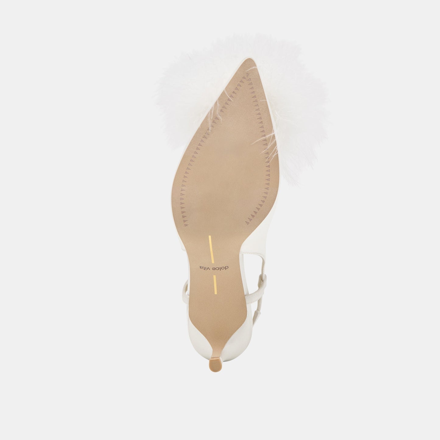 Dolce Vita Kamy True White Satin Heels