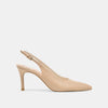 BEIGE CRINKLE PATENT