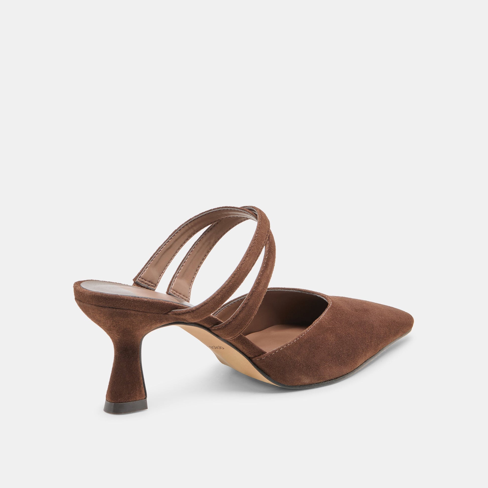 Dolce Vita Linore Dk Brown Suede Heels