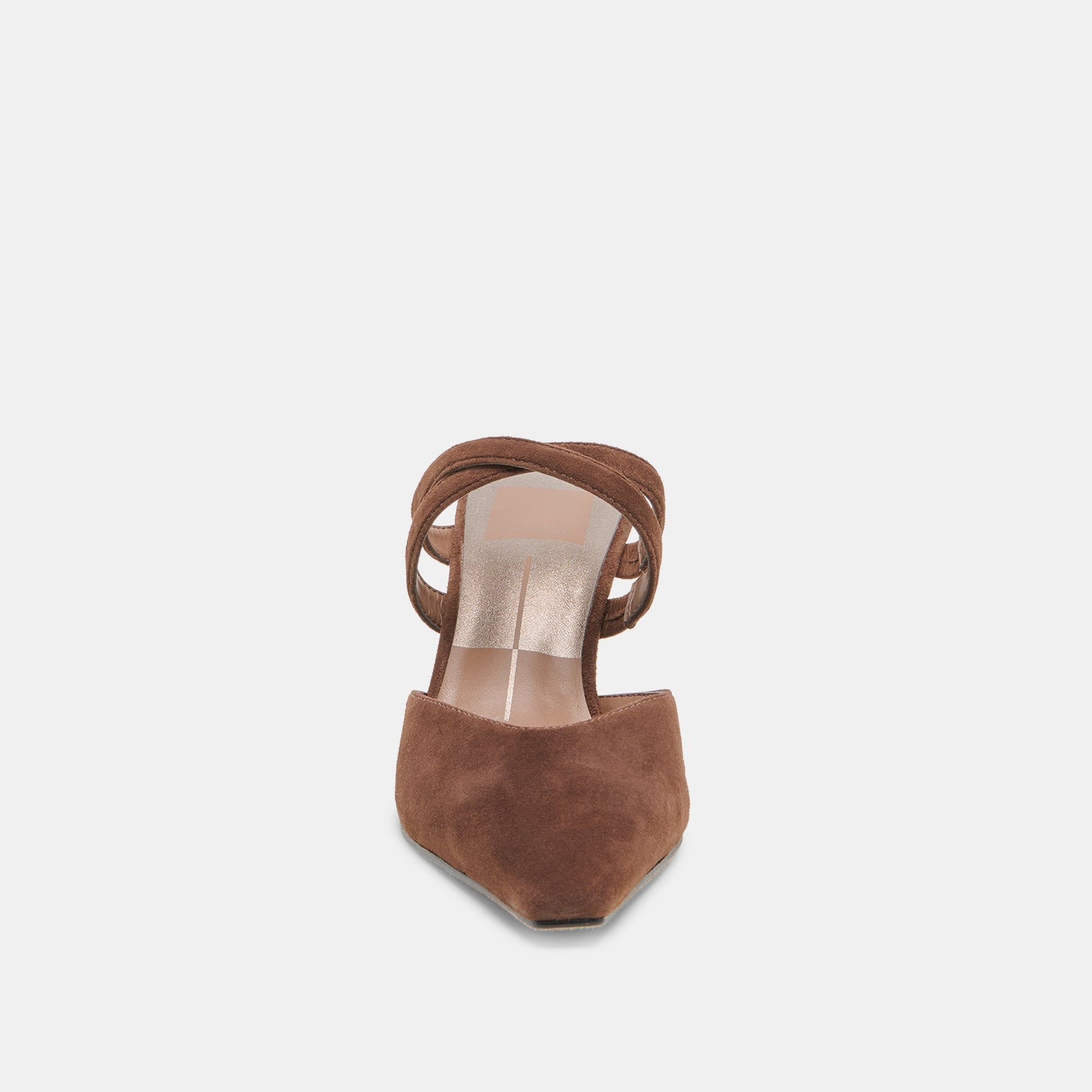Dolce Vita Linore Dk Brown Suede Heels