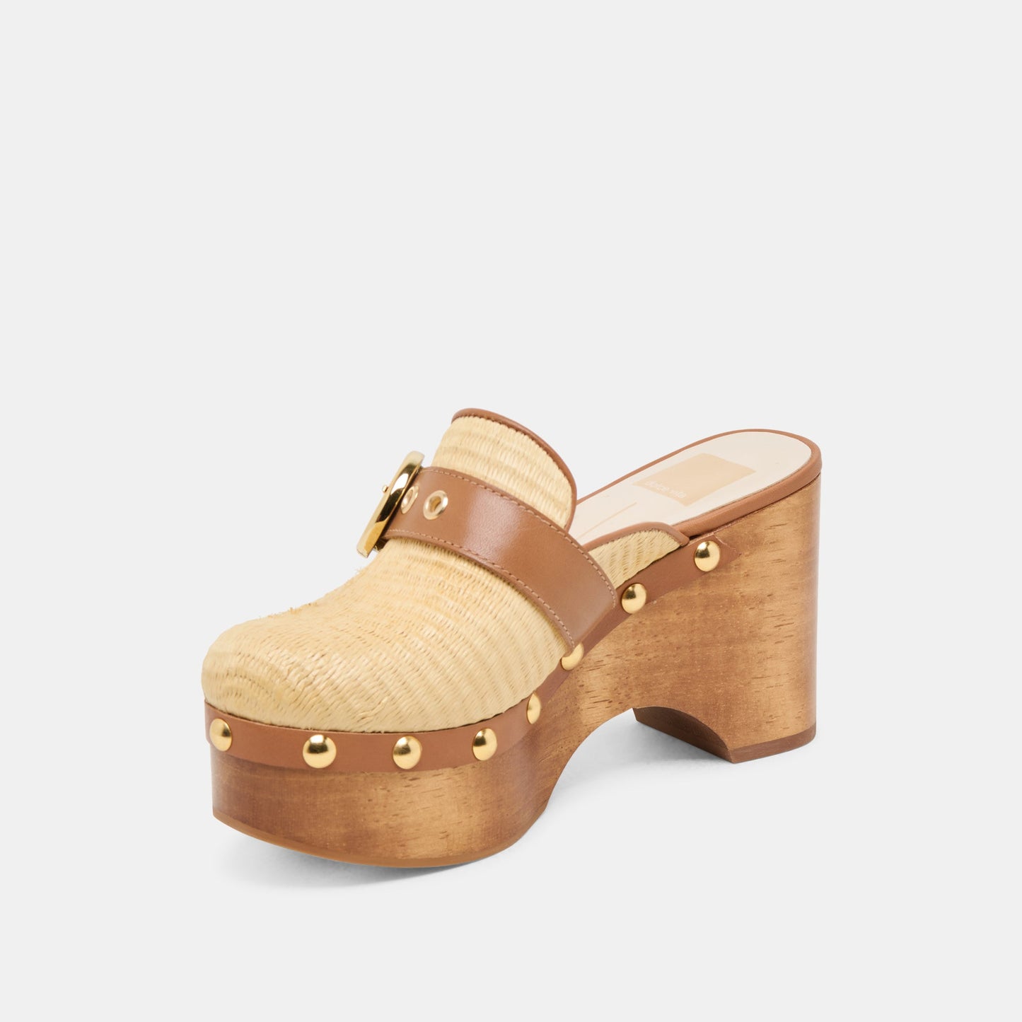 Dolce Vita Debrah Lt Natural Raffia Clogs