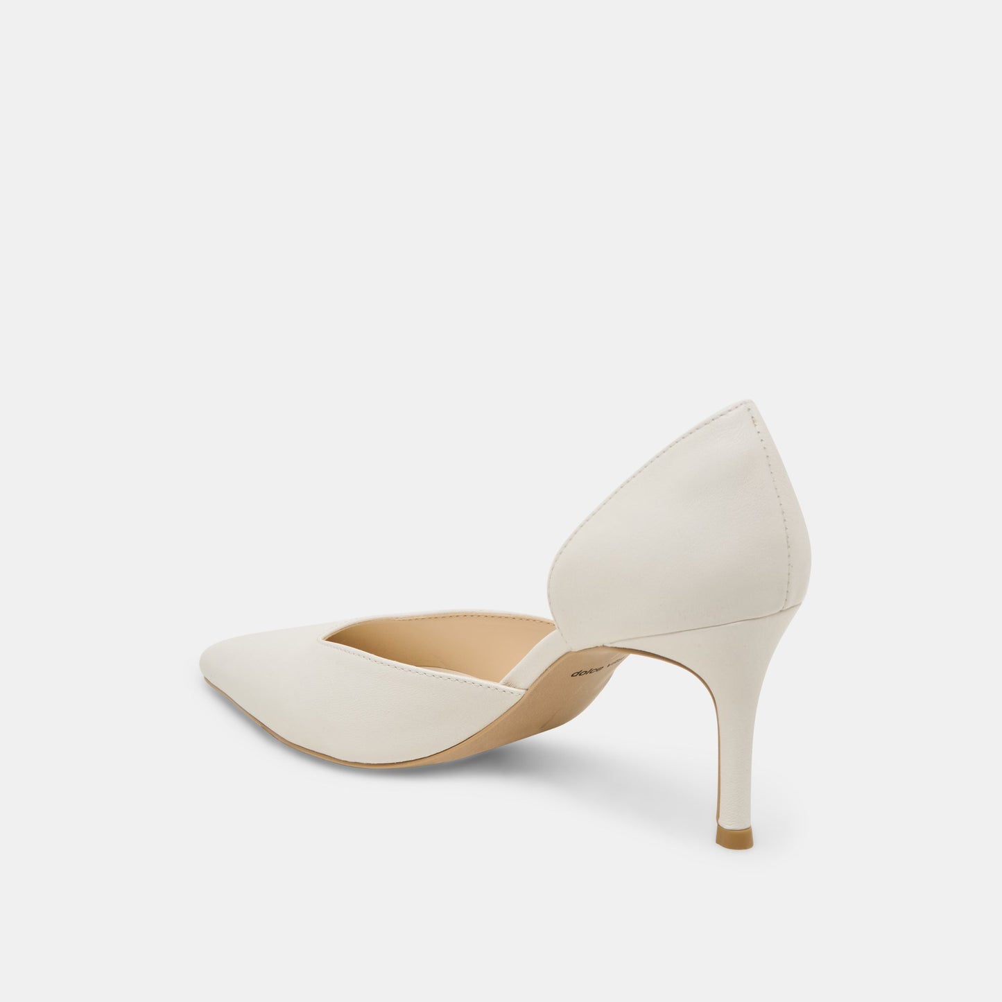 Dolce Vita ELOY HEELS WHITE LEATHER