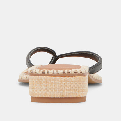 Dolce Vita BARTY SANDALS BLACK LEATHER