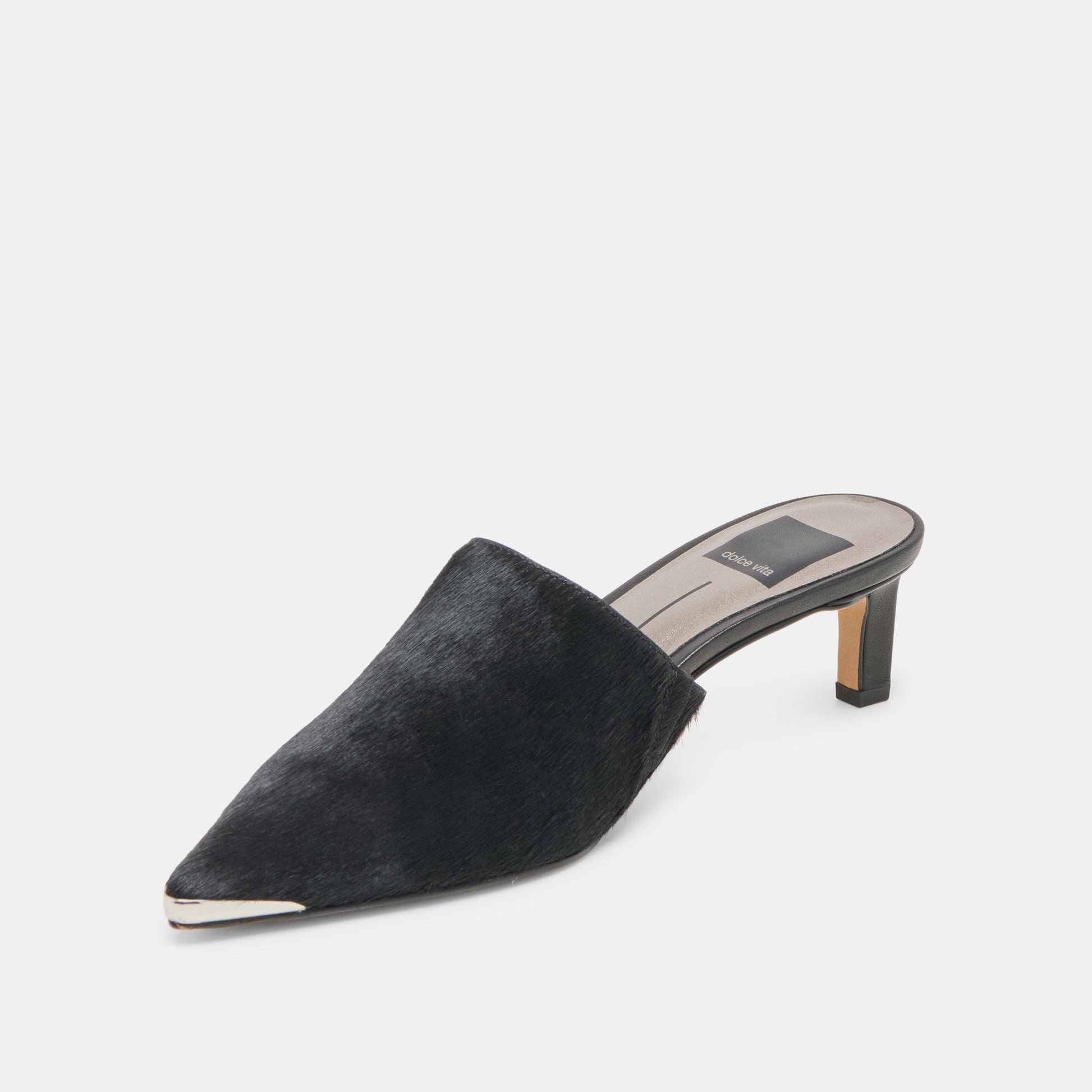 Dolce Vita Lexy Nero Calf Hair Heels