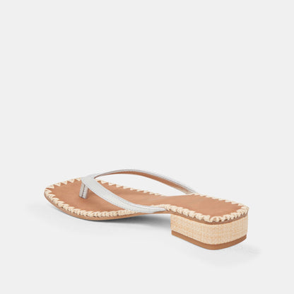 Dolce Vita BARTY SANDALS SILVER METALLIC LEATHER