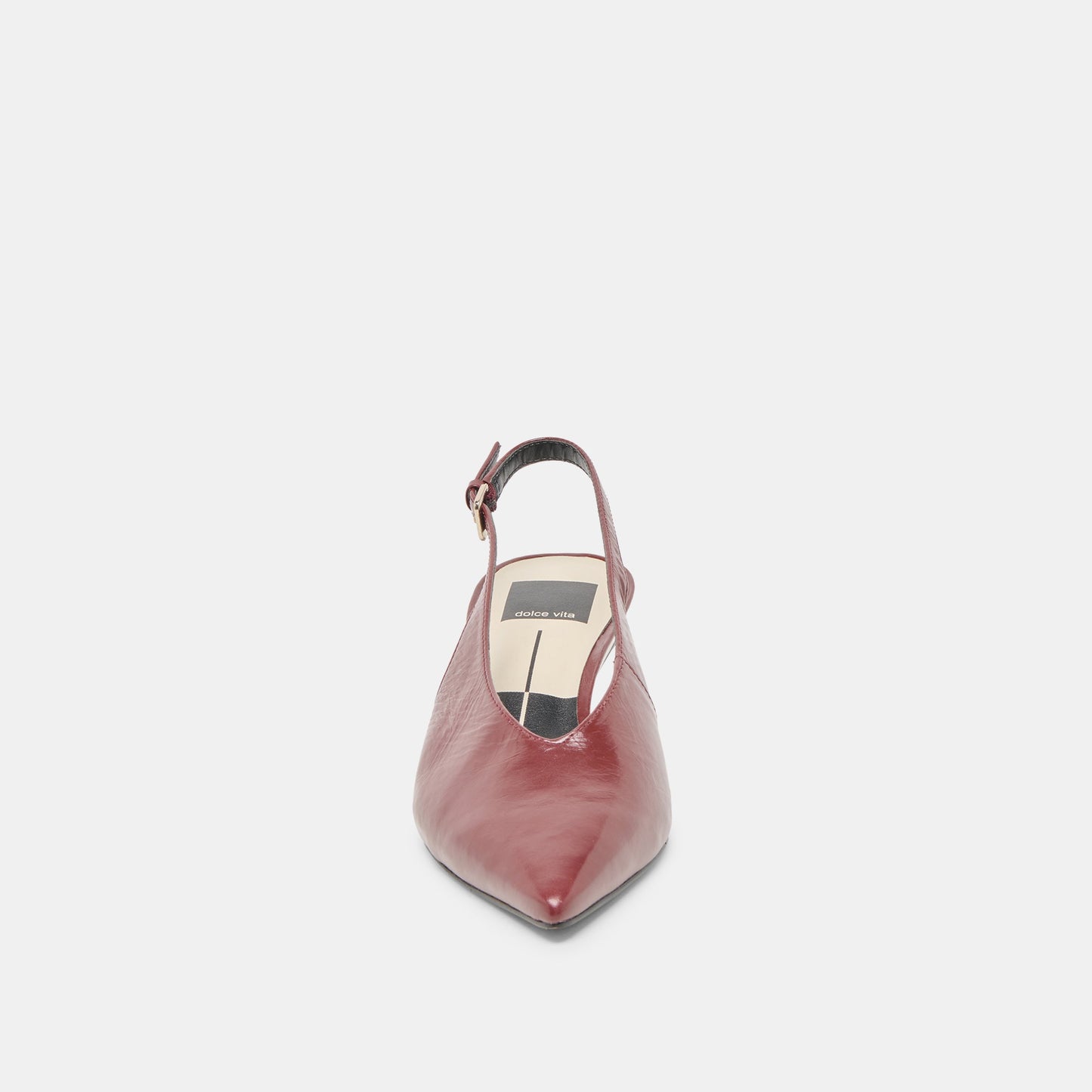 Dolce Vita Alenna Oxblood Crinkle Heels