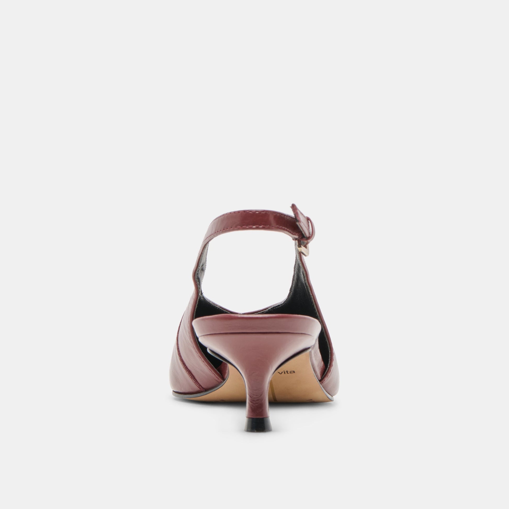 Dolce Vita Alenna Oxblood Crinkle Heels