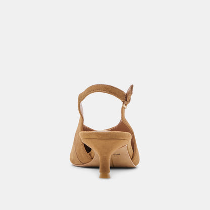 Dolce Vita Alenna Lt Brown Suede Heels