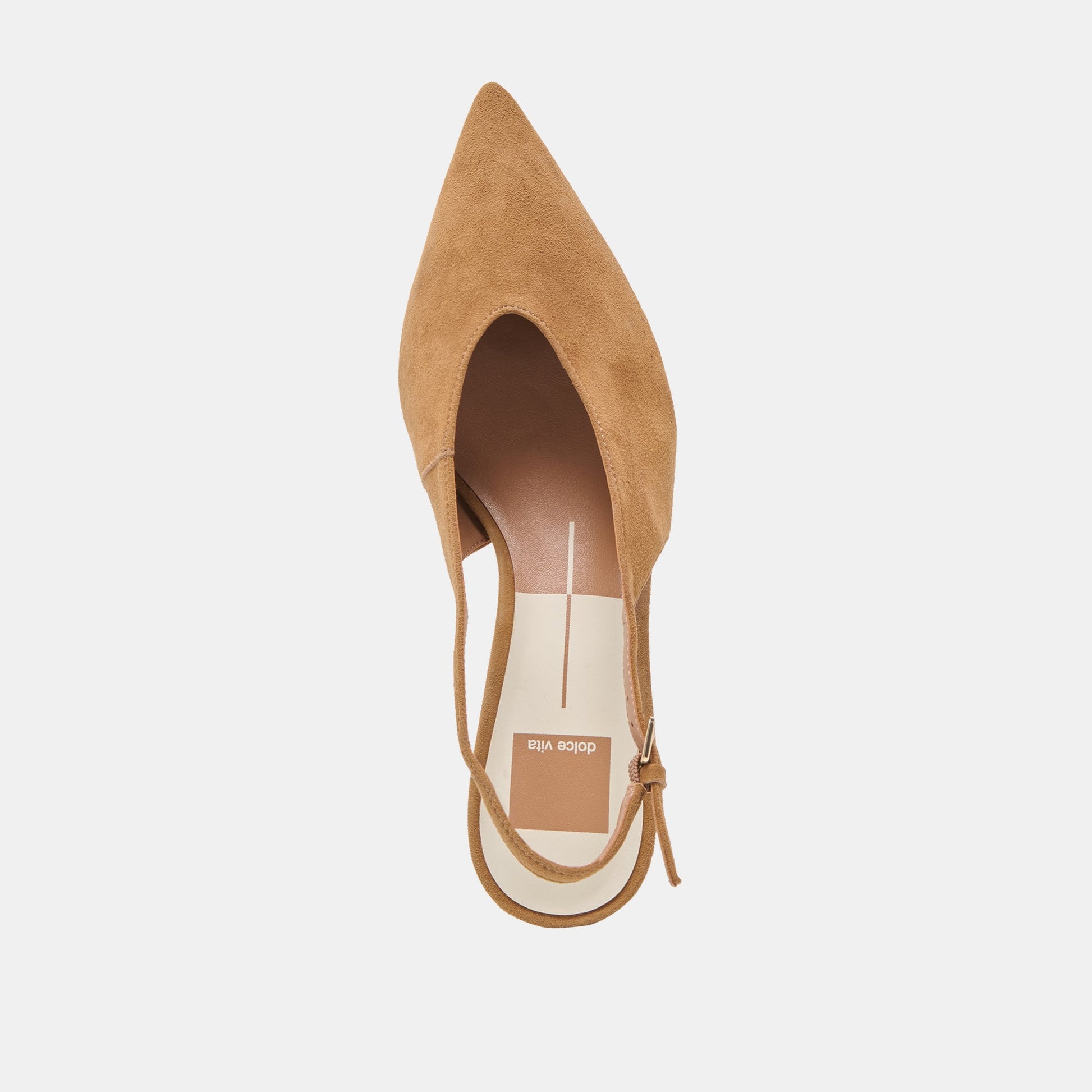 Dolce Vita Alenna Lt Brown Suede Heels