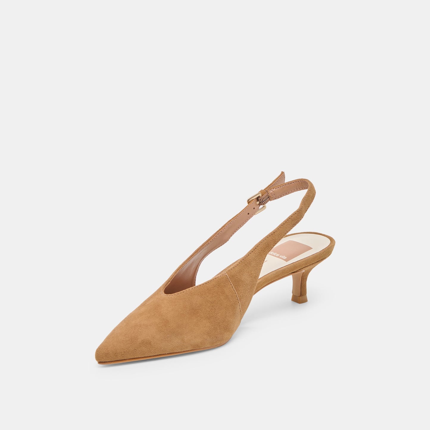 Dolce Vita Alenna Lt Brown Suede Heels