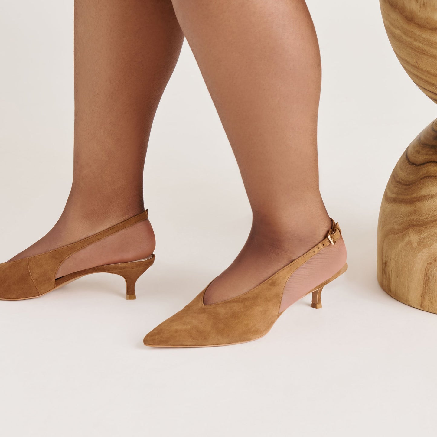 Dolce Vita Alenna Lt Brown Suede Heels
