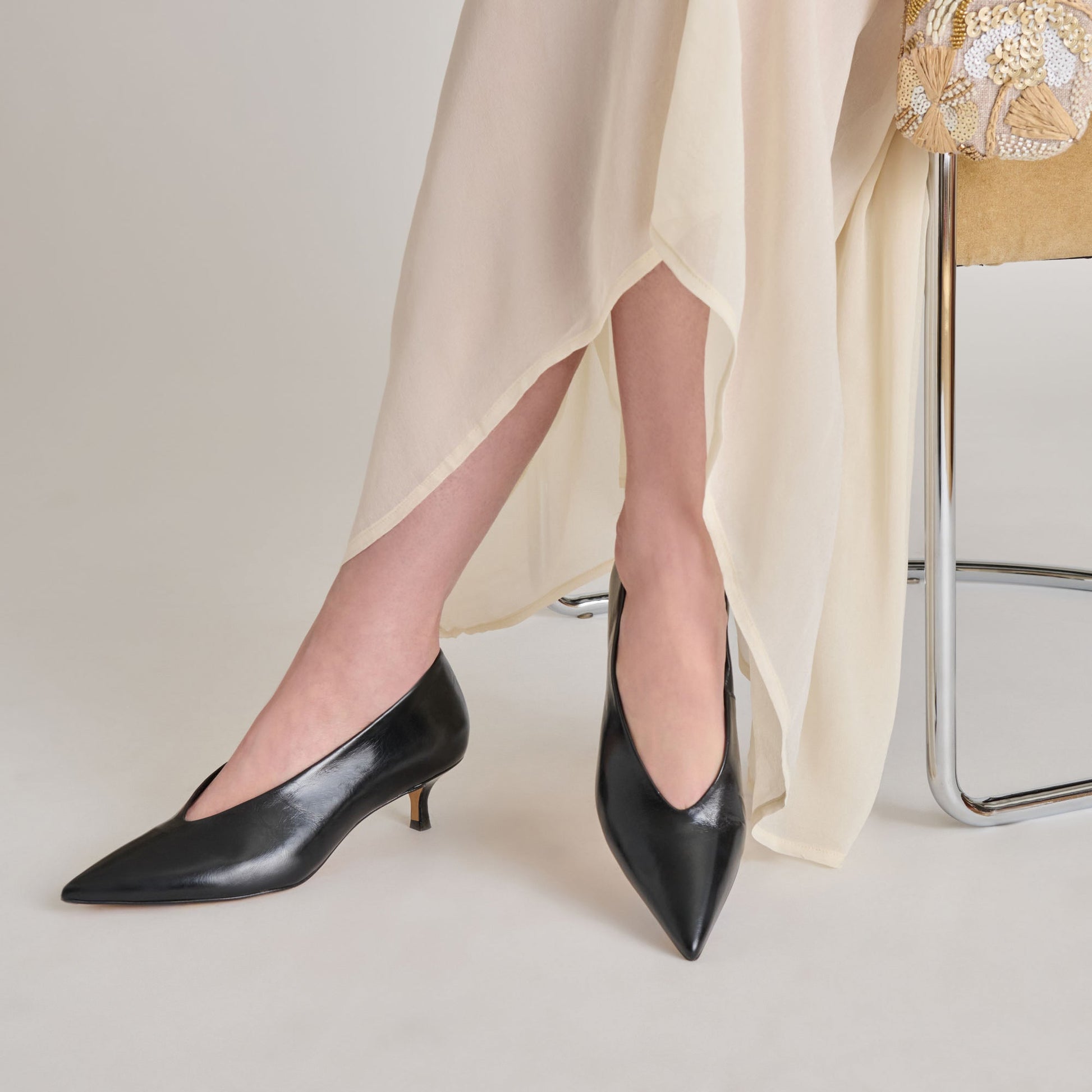 Dolce Vita ALWYN HEELS MIDNIGHT CRINKLE PATENT