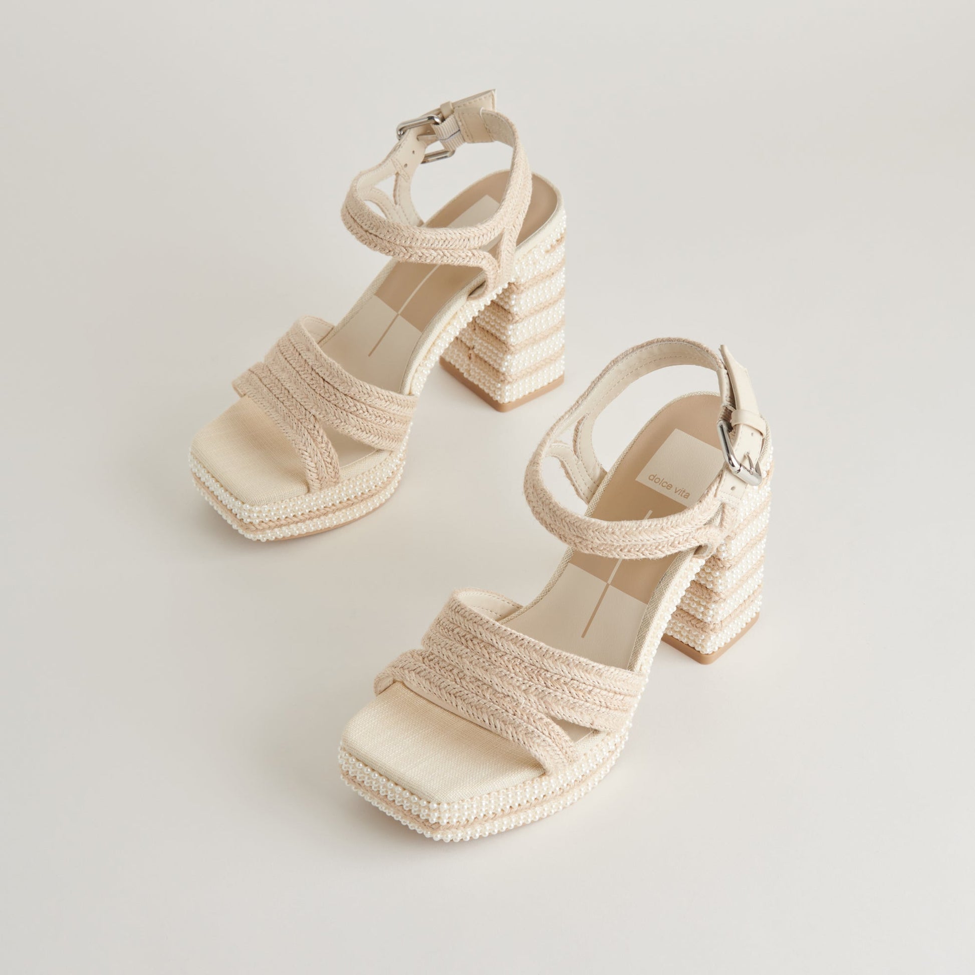 Dolce Vita ANIRA Ivory Pearl Heels