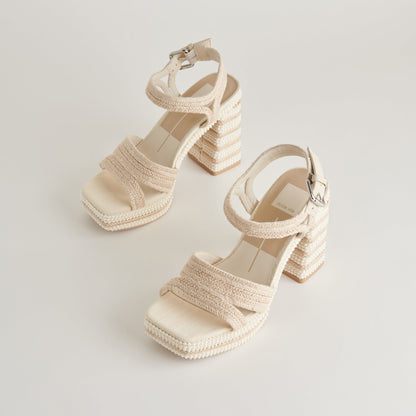 Dolce Vita ANIRA Ivory Pearl Heels