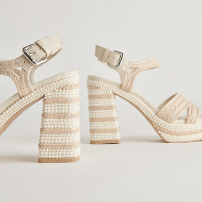 Dolce Vita ANIRA Ivory Pearl Heels