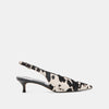 BLACK WHITE TAURUS CALF HAIR