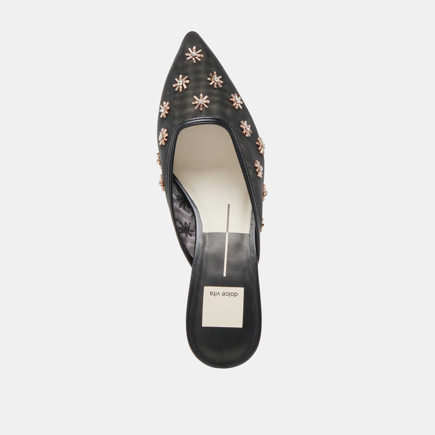 Dolce Vita CLARA WIDE HEELS BLACK MESH