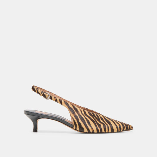 Dolce Vita Alenna Tiger Calf Hair Heels
