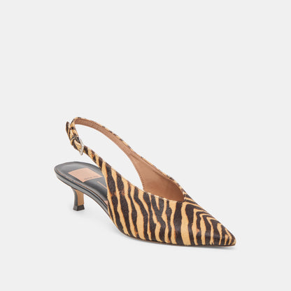 Dolce Vita Alenna Tiger Calf Hair Heels