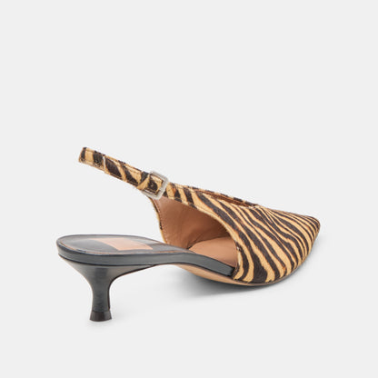 Dolce Vita Alenna Tiger Calf Hair Heels