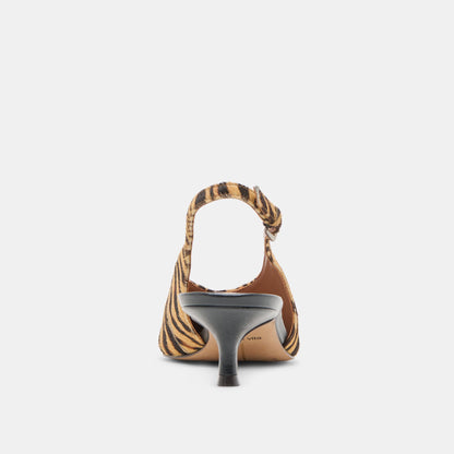 Dolce Vita Alenna Tiger Calf Hair Heels
