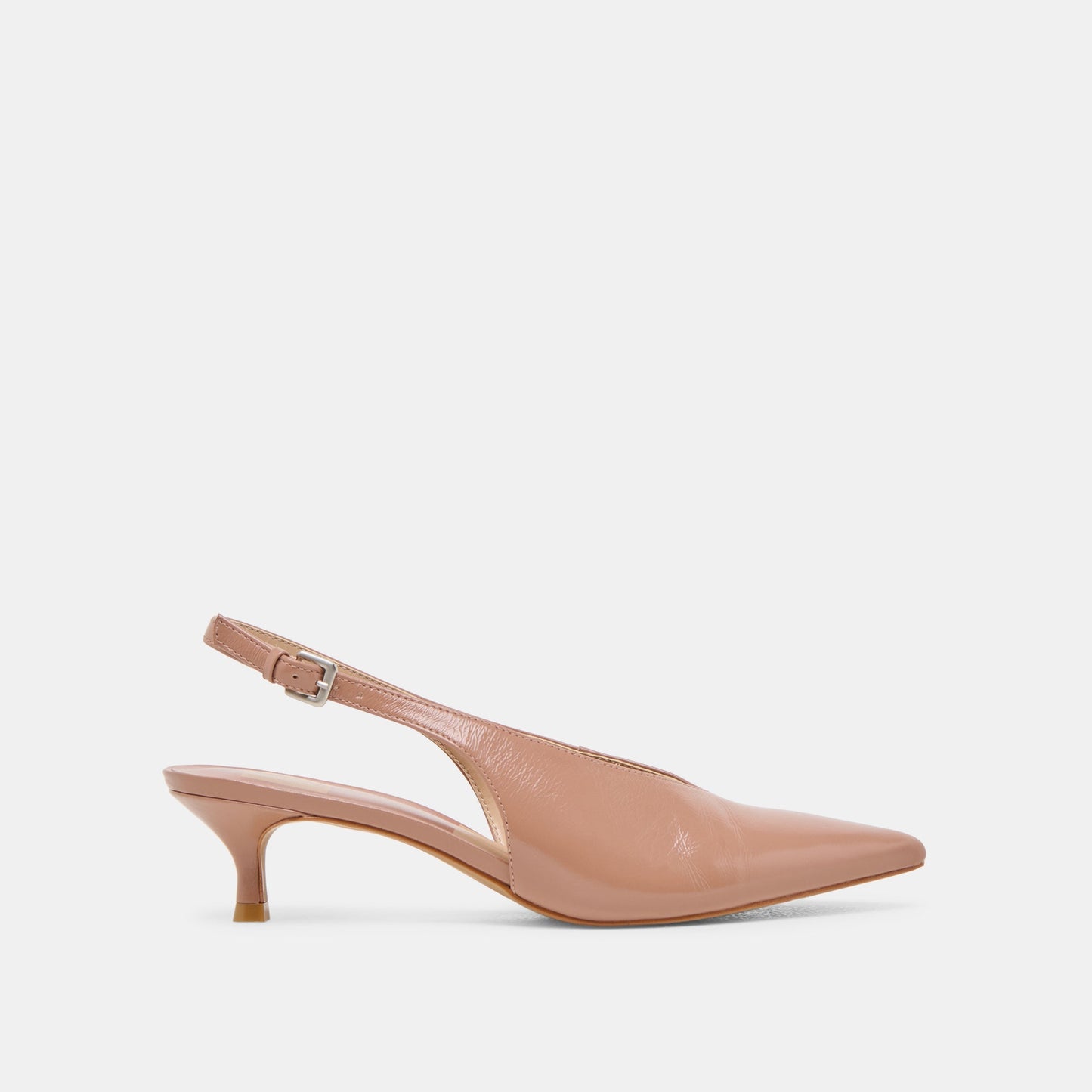 Dolce Vita ALENNA HEELS WHISKEY CRINKLE PATENT