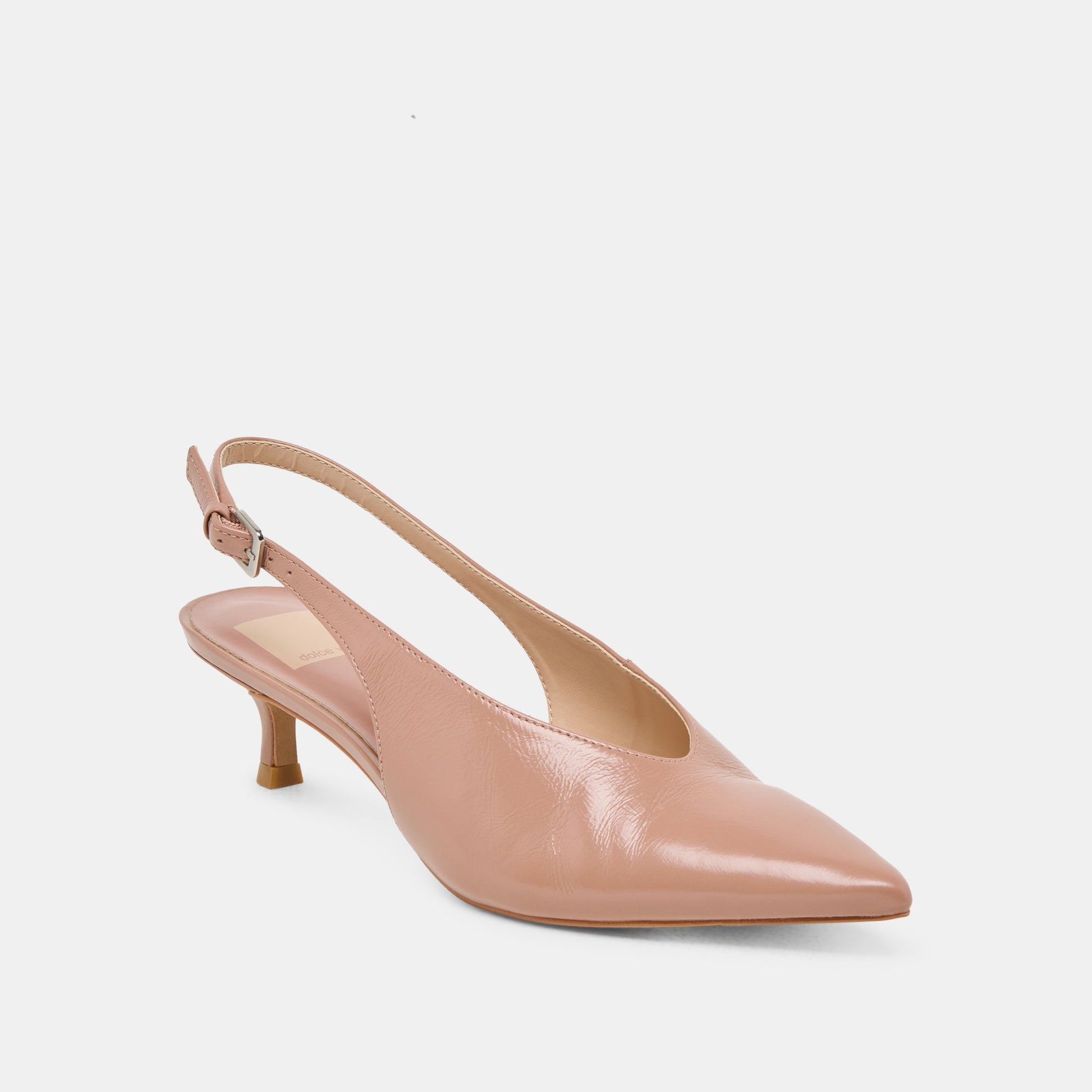 Dolce Vita ALENNA HEELS WHISKEY CRINKLE PATENT