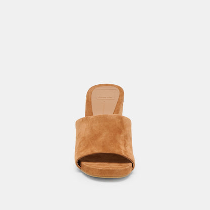 Dolce Vita Holta Brown Suede Wedges