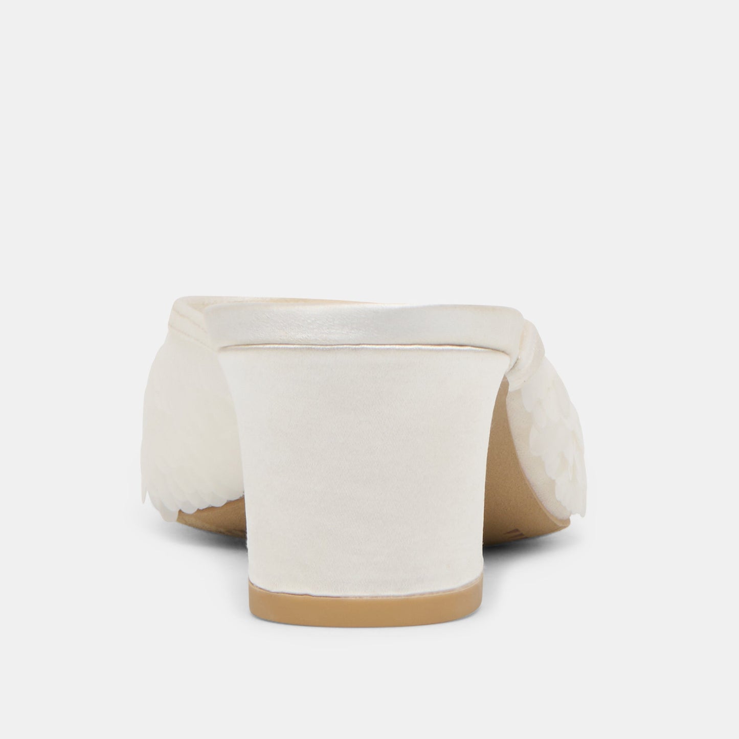 Dolce Vita Inga Off White Satin Heels