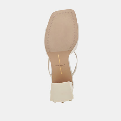 Dolce Vita JEMMY PEARL HEELS VANILLA SILK