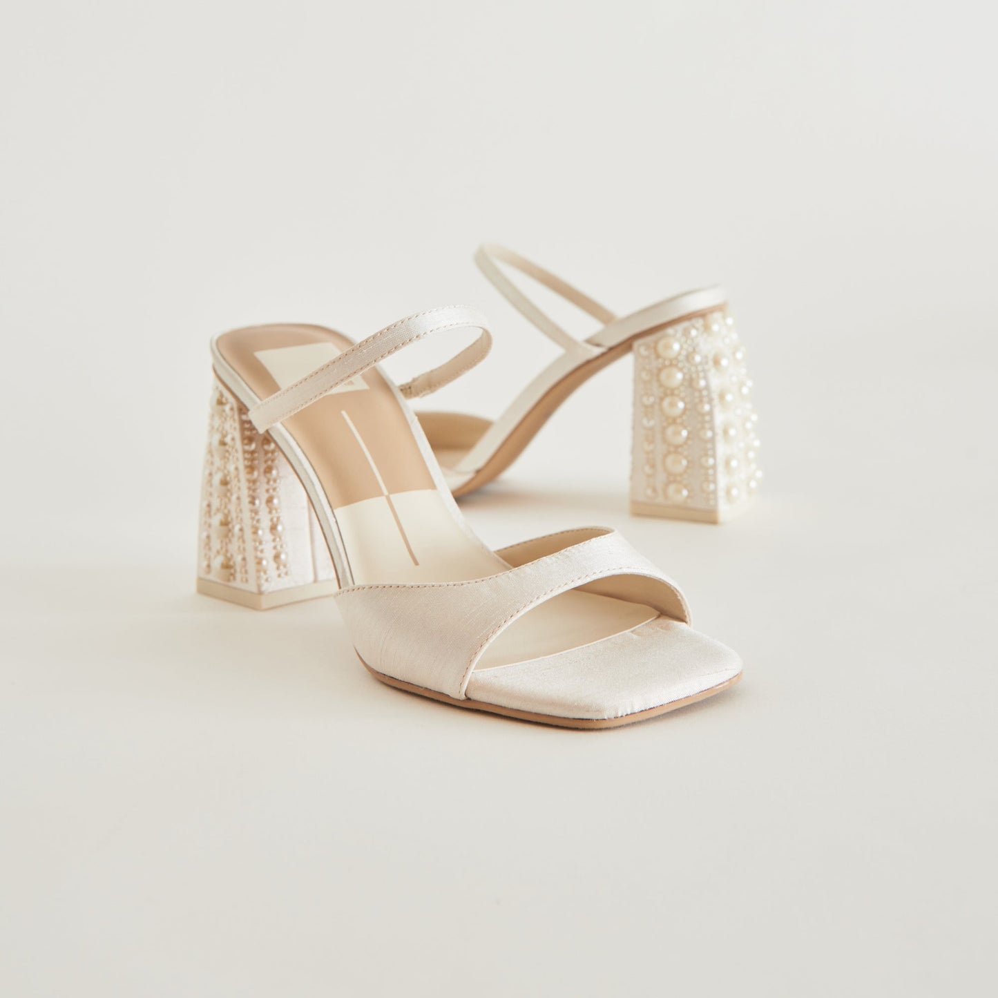 Dolce Vita JEMMY PEARL HEELS VANILLA SILK