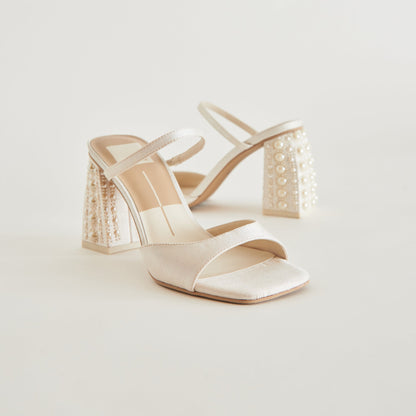 Dolce Vita JEMMY PEARL HEELS VANILLA SILK