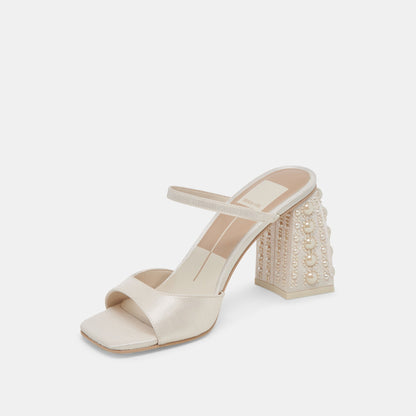 Dolce Vita JEMMY PEARL HEELS VANILLA SILK