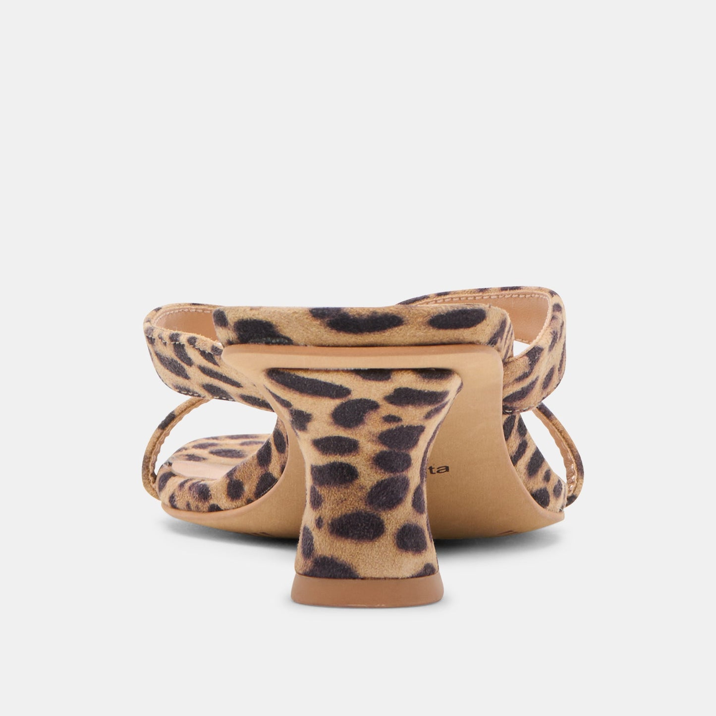Dolce Vita Brevel Dk Leopard Printed Suede Heels