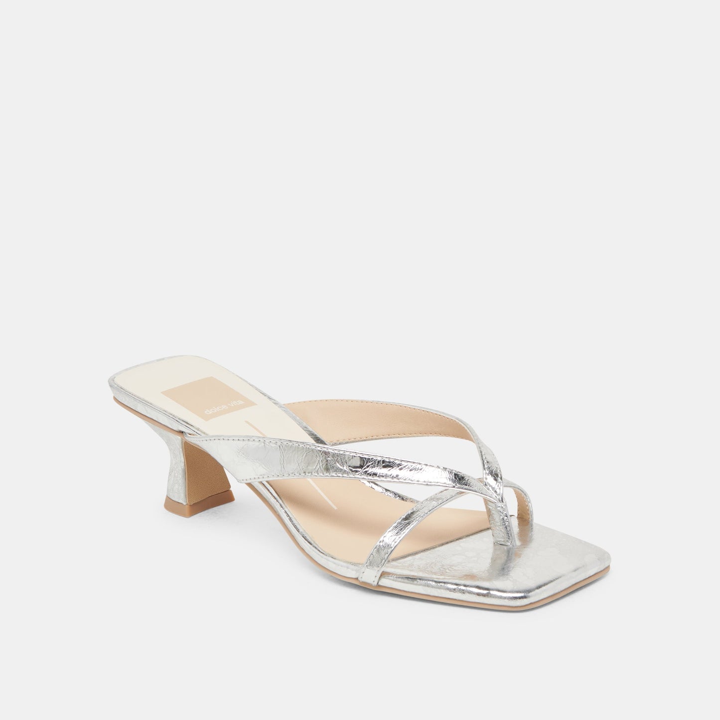 Dolce Vita BREVEL HEELS SILVER DISTRESSED LEATHER