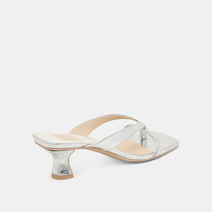 Dolce Vita BREVEL HEELS SILVER DISTRESSED LEATHER