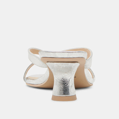 Dolce Vita BREVEL HEELS SILVER DISTRESSED LEATHER