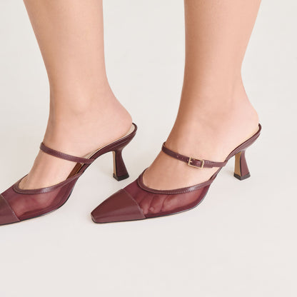 Dolce Vita Loyd Burgundy Mesh Heels
