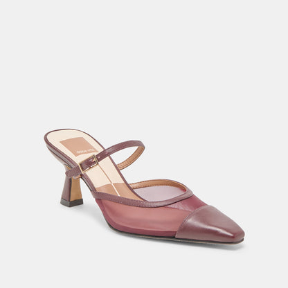 Dolce Vita Loyd Burgundy Mesh Heels