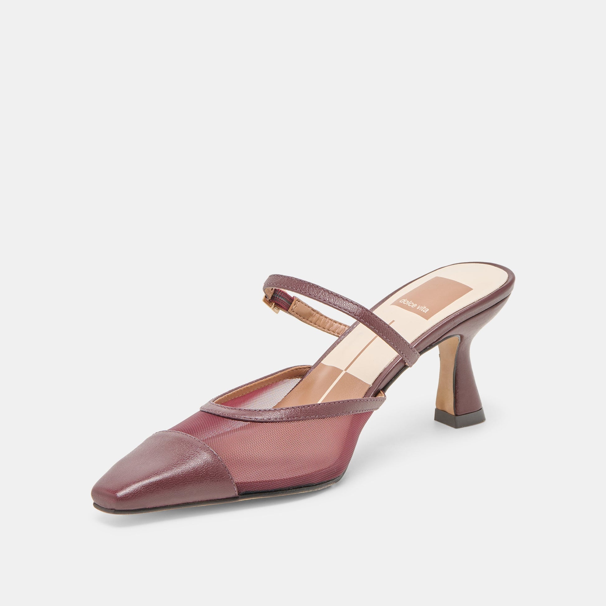 Dolce Vita Loyd Burgundy Mesh Heels