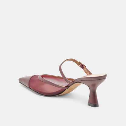 Dolce Vita Loyd Burgundy Mesh Heels