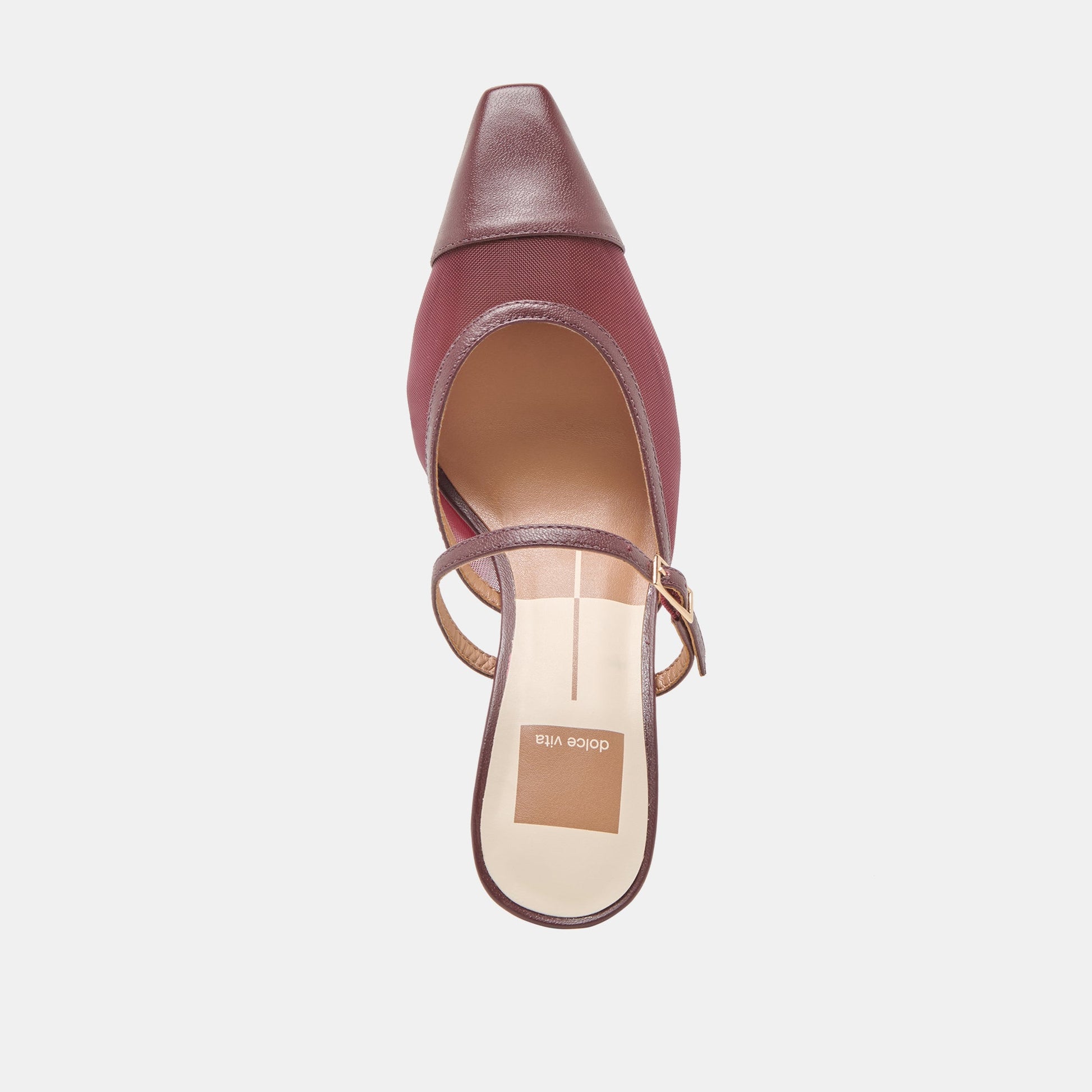 Dolce Vita Loyd Burgundy Mesh Heels